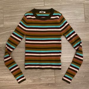 forever 21 striped sweater